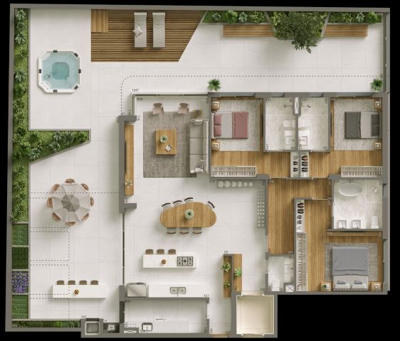 Apartamento à venda com 3 quartos, 136m² - Foto 35