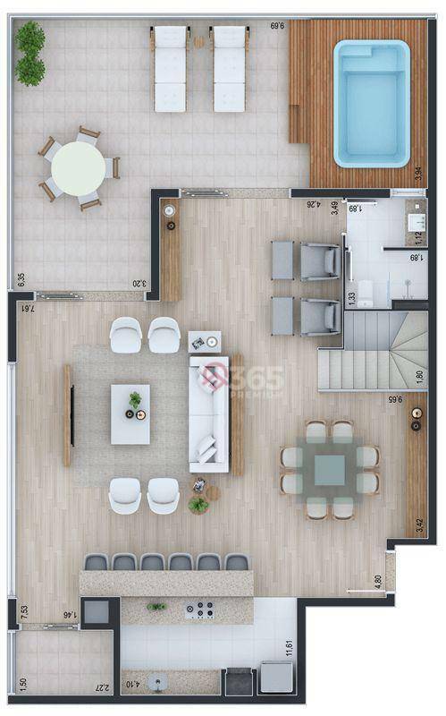 Cobertura à venda com 3 quartos, 300m² - Foto 57