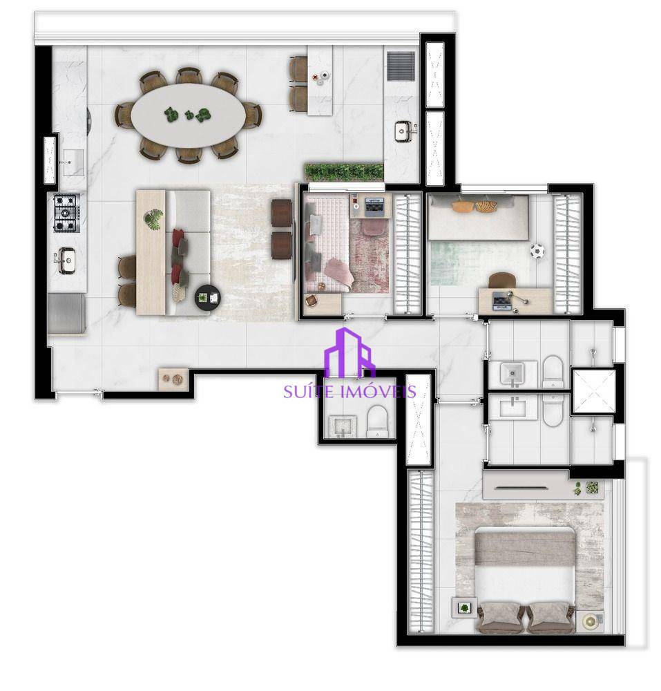 Apartamento à venda com 3 quartos, 111m² - Foto 13