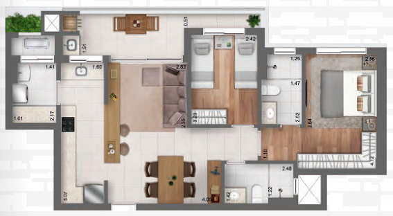 Apartamento à venda com 2 quartos, 79m² - Foto 23