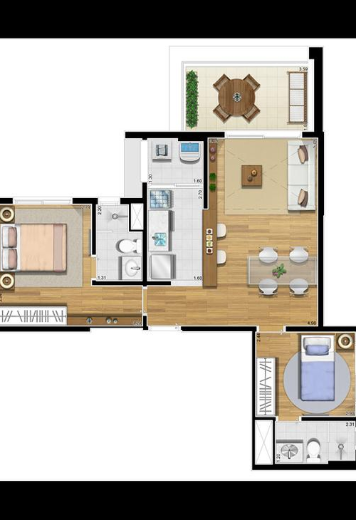 Apartamento à venda com 2 quartos, 70m² - Foto 5