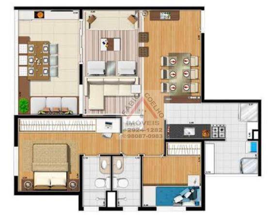 Apartamento à venda com 2 quartos, 73m² - Foto 20