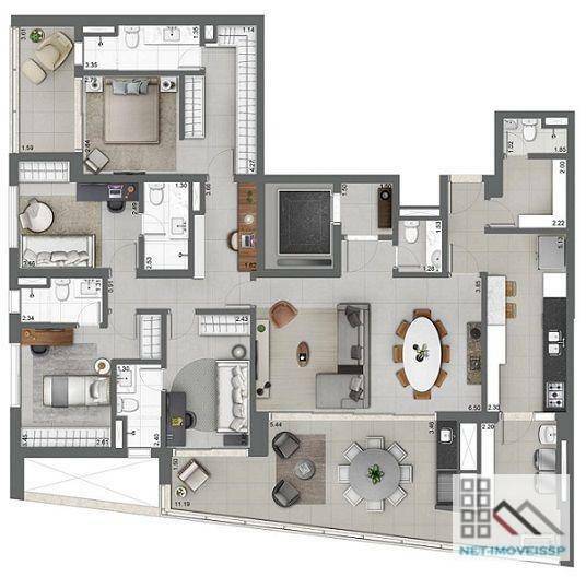 Apartamento à venda com 3 quartos, 189m² - Foto 25