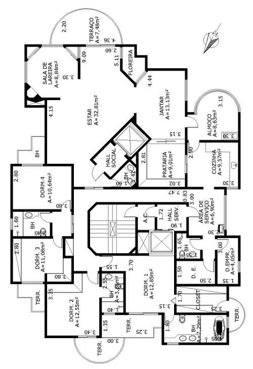 Apartamento à venda com 4 quartos, 227m² - Foto 8