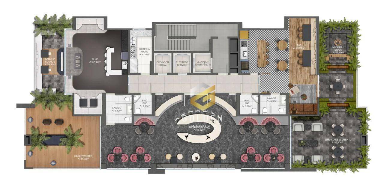 Apartamento à venda com 4 quartos, 179m² - Foto 33