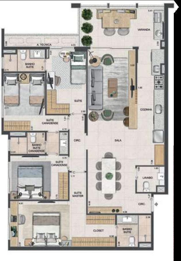 Apartamento à venda com 2 quartos, 76m² - Foto 29