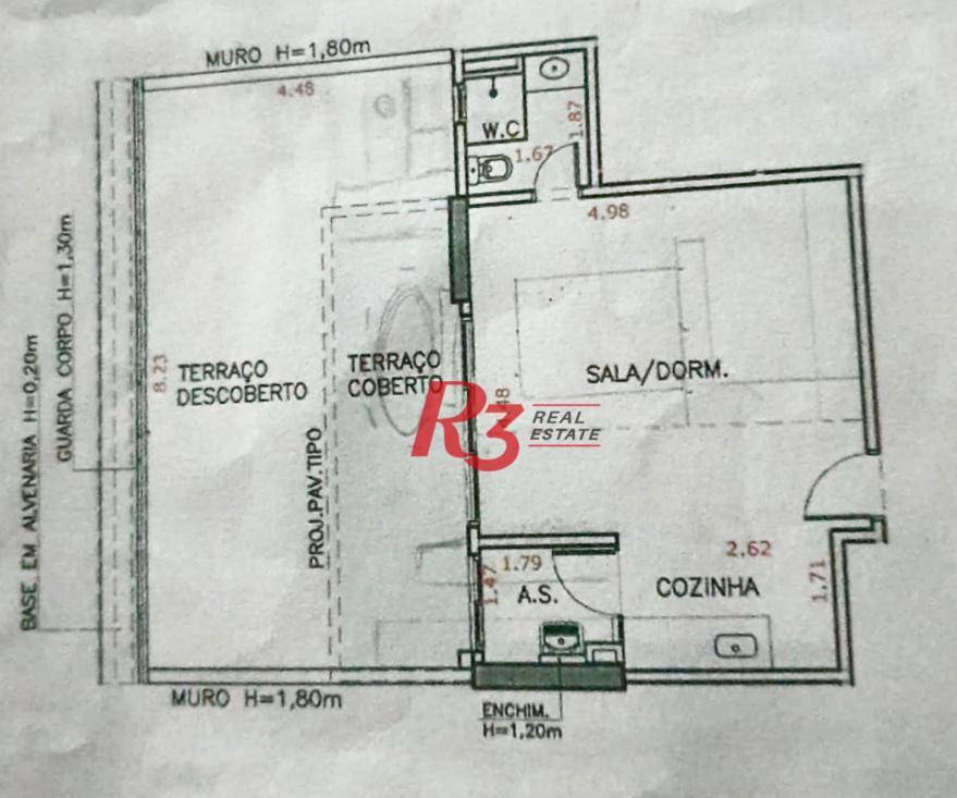 Apartamento à venda com 1 quarto, 78m² - Foto 2