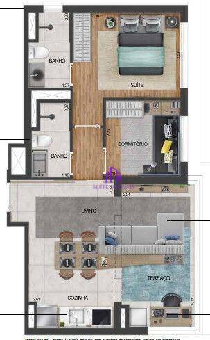 Apartamento à venda com 1 quarto, 35m² - Foto 26