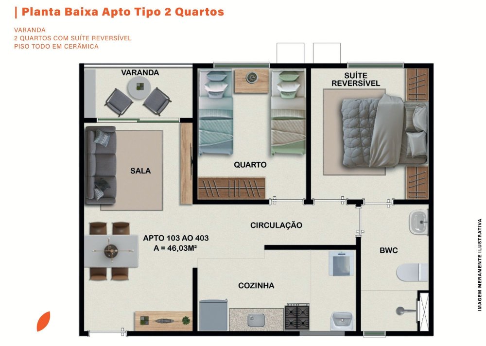 Apartamento à venda com 2 quartos, 46m² - Foto 24