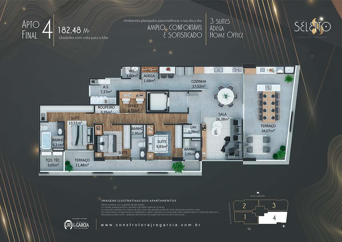 Apartamento à venda com 3 quartos, 151m² - Foto 10