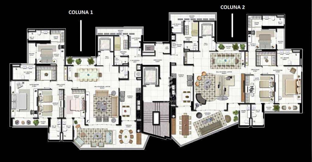 Apartamento à venda com 4 quartos, 231m² - Foto 32