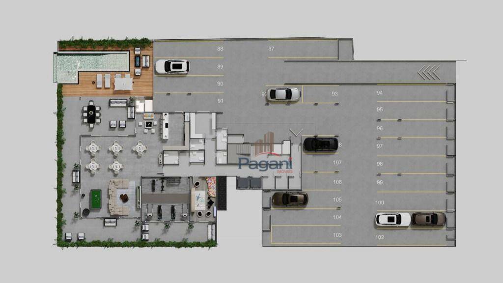 Apartamento à venda com 2 quartos, 100m² - Foto 9