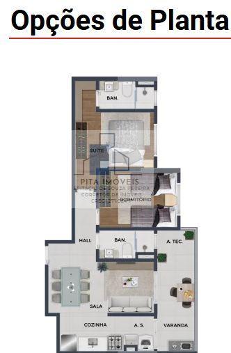 Apartamento à venda com 2 quartos, 60m² - Foto 26