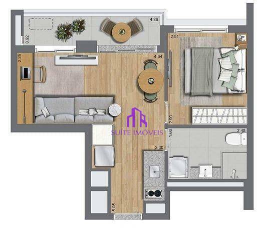 Apartamento à venda com 2 quartos, 37m² - Foto 28