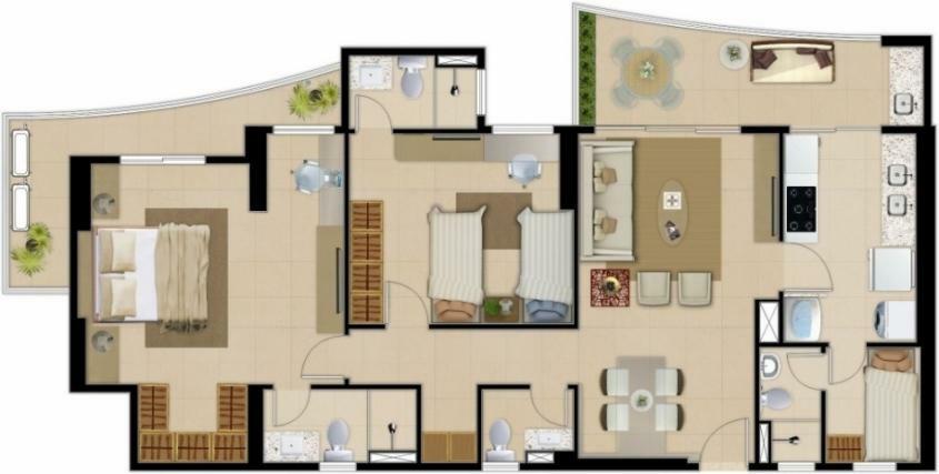 Apartamento à venda com 3 quartos, 96m² - Foto 13