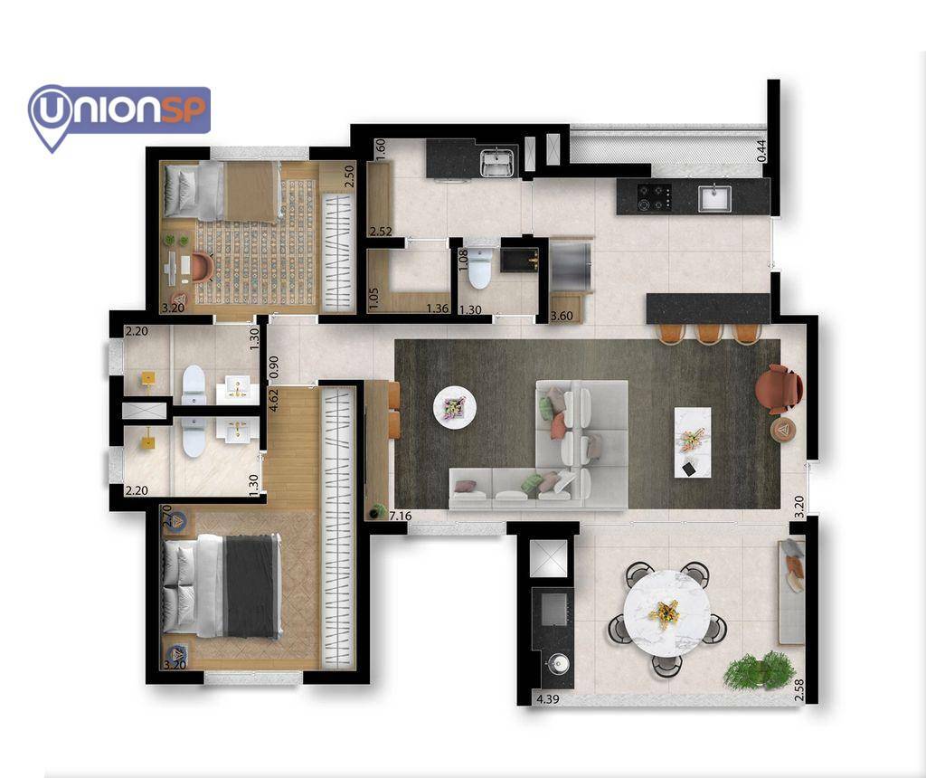 Apartamento à venda com 3 quartos, 94m² - Foto 23