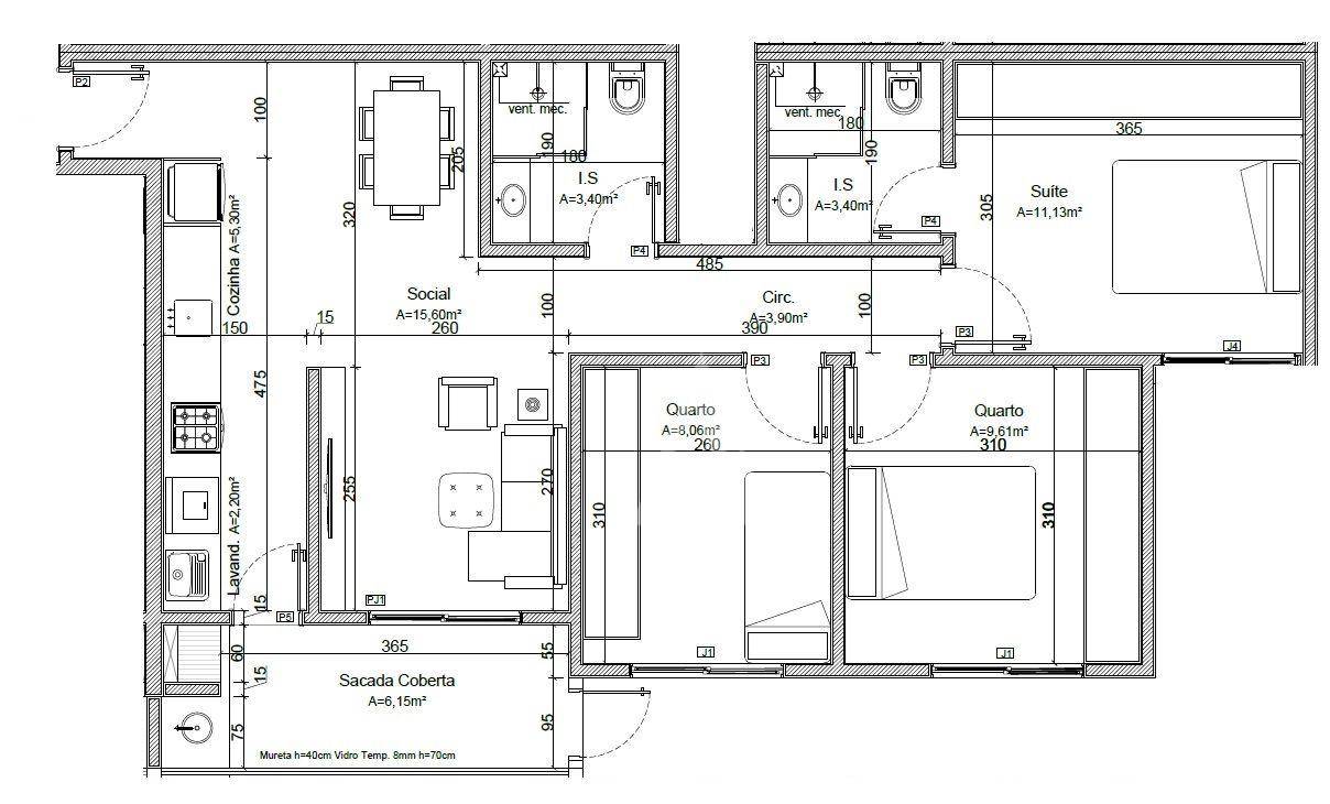 Apartamento, 3 quartos, 78 m² - Foto 4