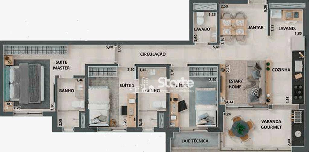 Apartamento à venda com 3 quartos, 95m² - Foto 24