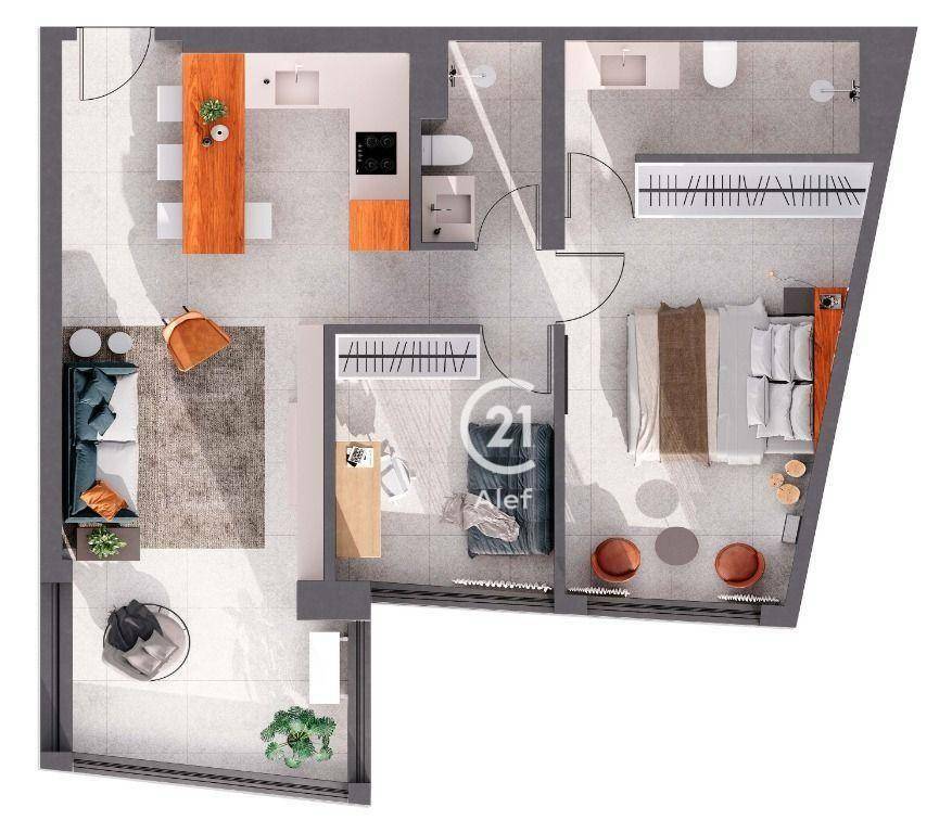 Apartamento à venda com 2 quartos, 69m² - Foto 18