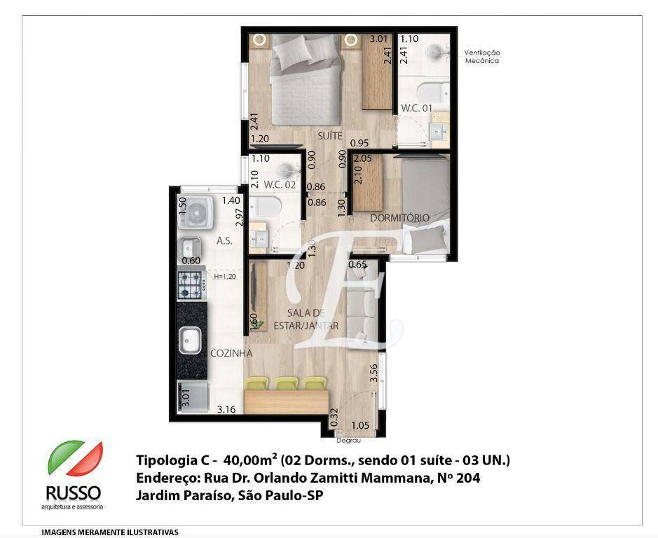 Apartamento à venda com 1 quarto, 31m² - Foto 16