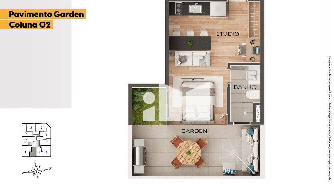 Apartamento à venda com 1 quarto, 30m² - Foto 17