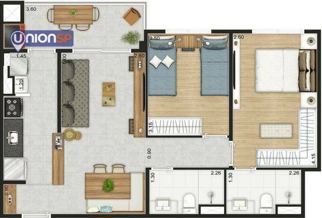 Apartamento à venda com 3 quartos, 81m² - Foto 25