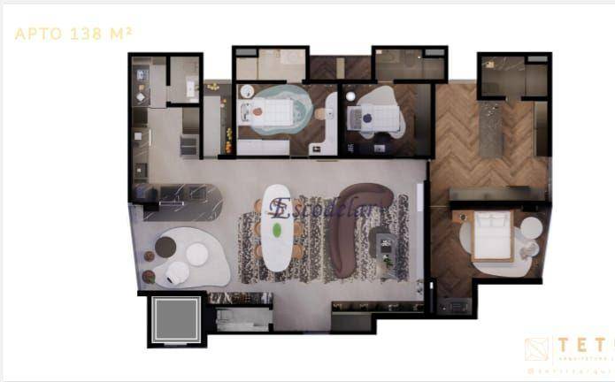 Apartamento à venda com 3 quartos, 138m² - Foto 39