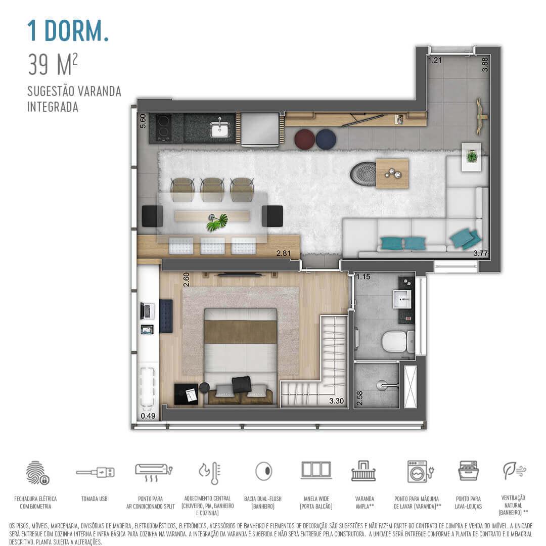 Apartamento à venda com 2 quartos, 2060m² - Foto 33