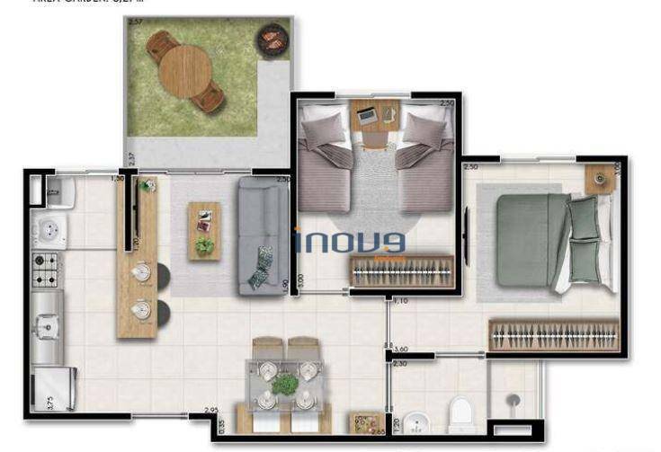 Apartamento à venda com 2 quartos, 41m² - Foto 18