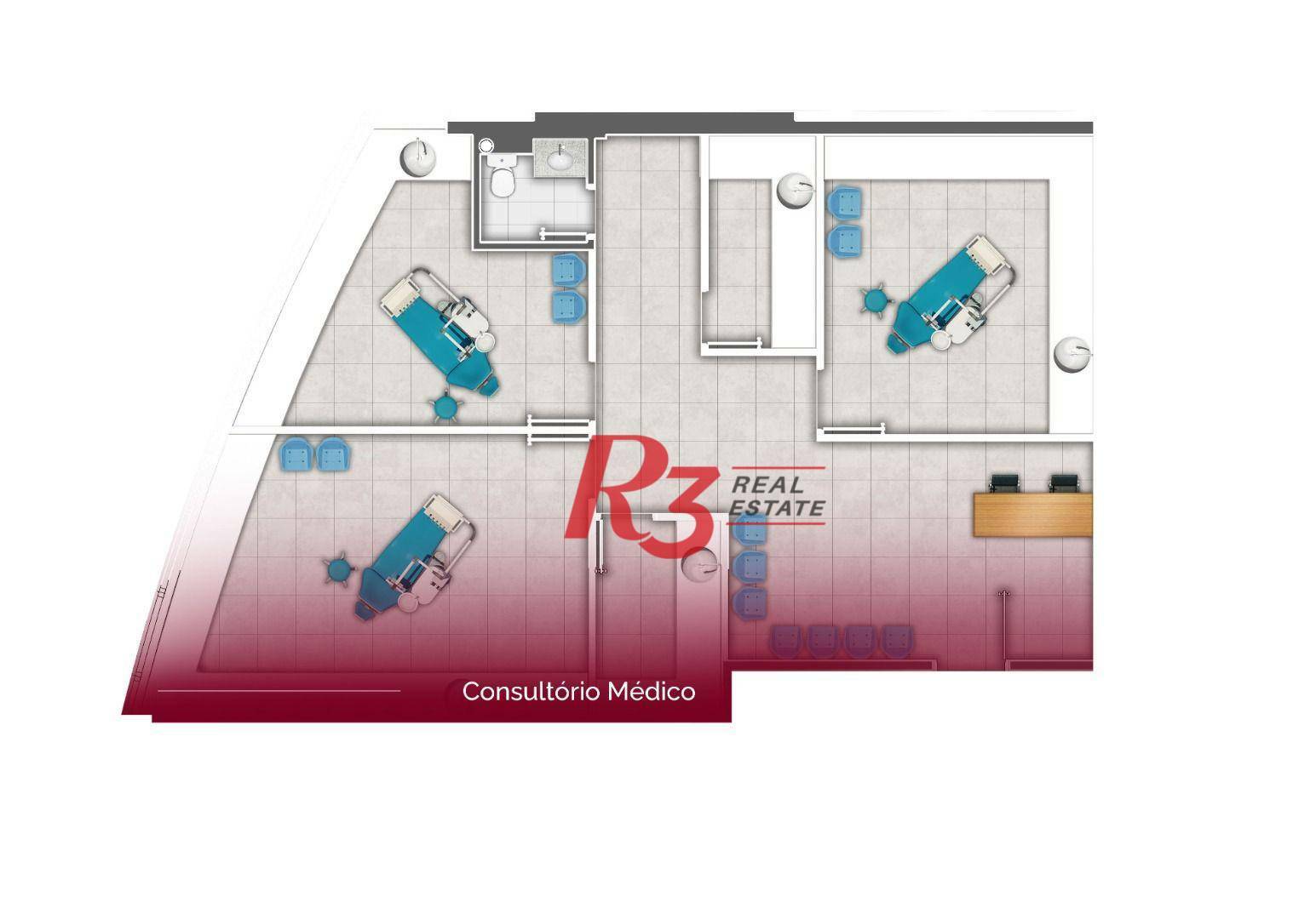 Conjunto Comercial-Sala para alugar, 112m² - Foto 2