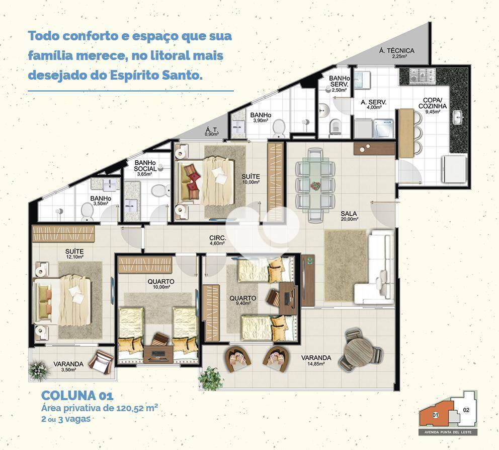 Apartamento à venda com 4 quartos, 119m² - Foto 42