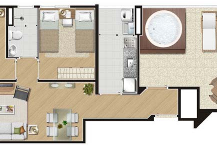 Apartamento à venda com 2 quartos, 46m² - Foto 11