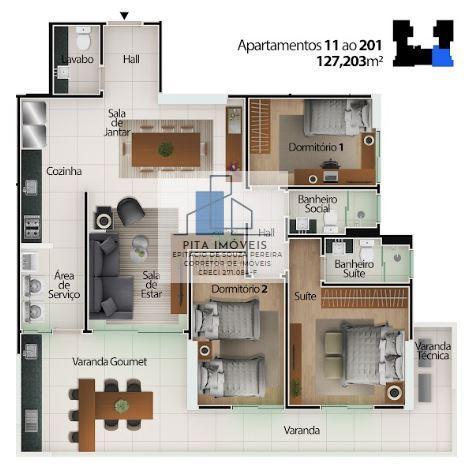 Apartamento à venda com 3 quartos, 127m² - Foto 32