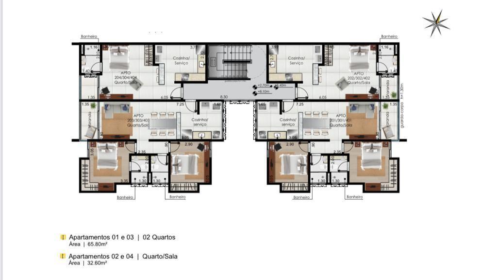 Apartamento à venda com 2 quartos, 65m² - Foto 14