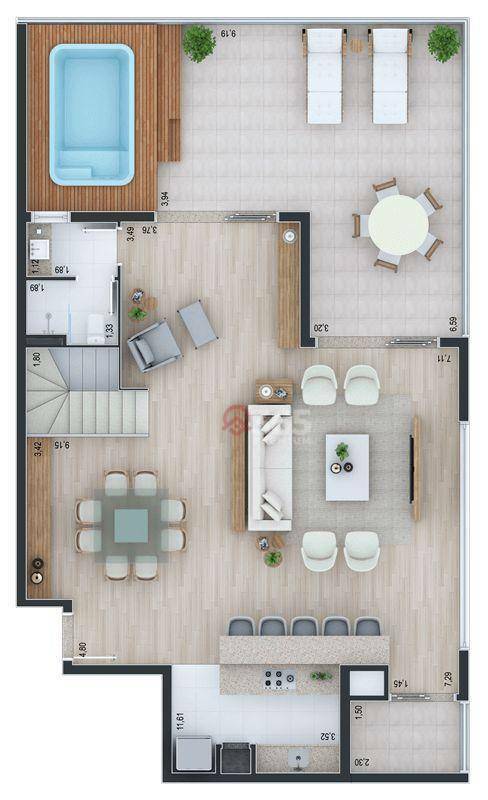 Cobertura à venda com 3 quartos, 300m² - Foto 43