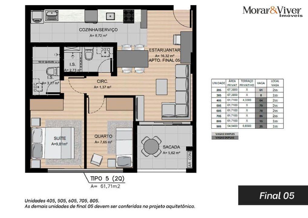 Apartamento à venda com 2 quartos, 67m² - Foto 22