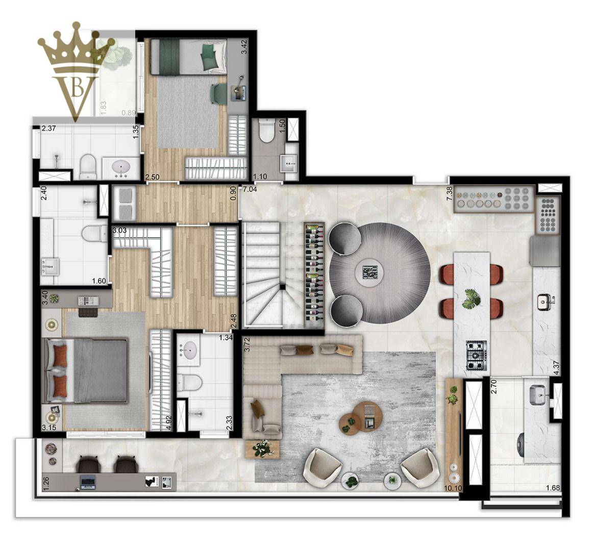 Cobertura à venda com 3 quartos, 230m² - Foto 17