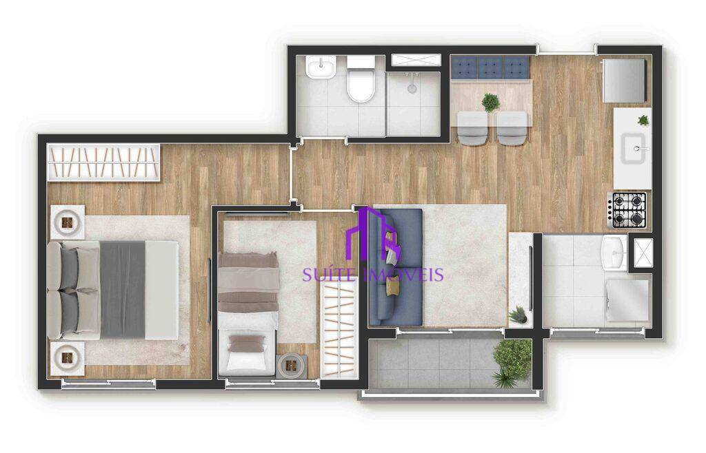 Apartamento à venda com 2 quartos, 37m² - Foto 33