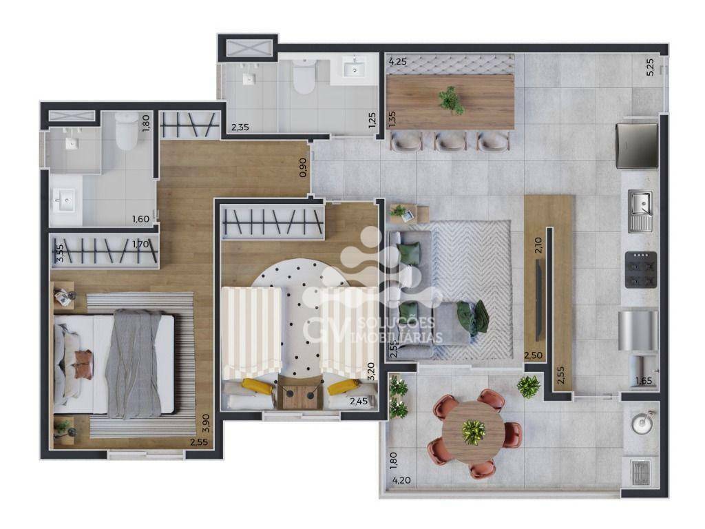 Apartamento à venda com 2 quartos, 57m² - Foto 40