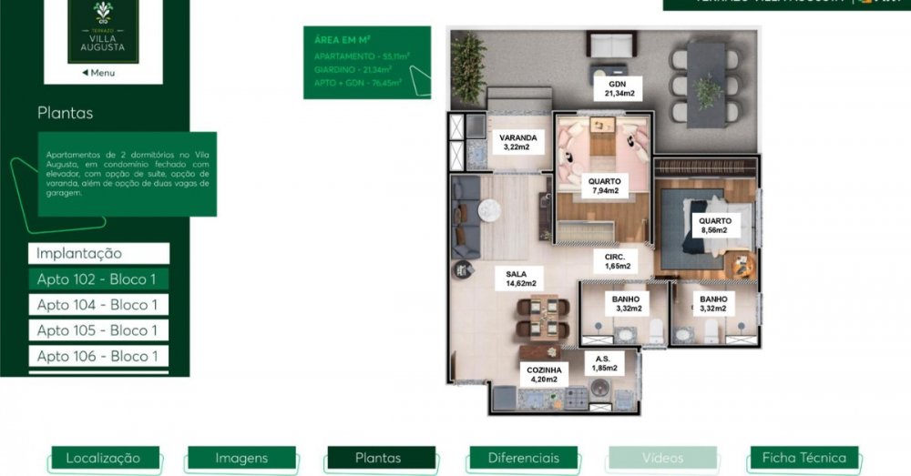 Apartamento à venda com 2 quartos, 59m² - Foto 31