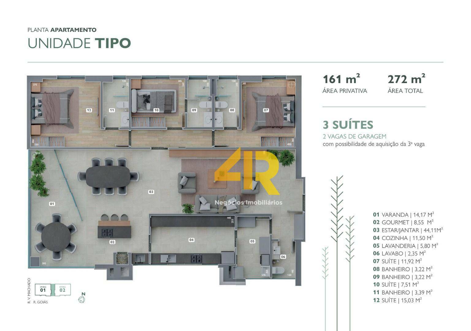 Apartamento à venda com 3 quartos, 317m² - Foto 17