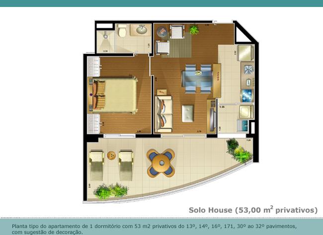 Apartamento à venda com 1 quarto, 51m² - Foto 7