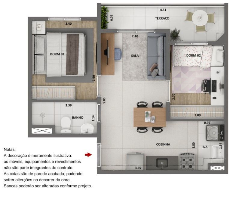 Apartamento à venda com 1 quarto, 34m² - Foto 28