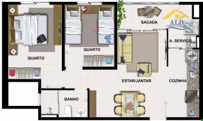 Apartamento à venda com 2 quartos, 50m² - Foto 27