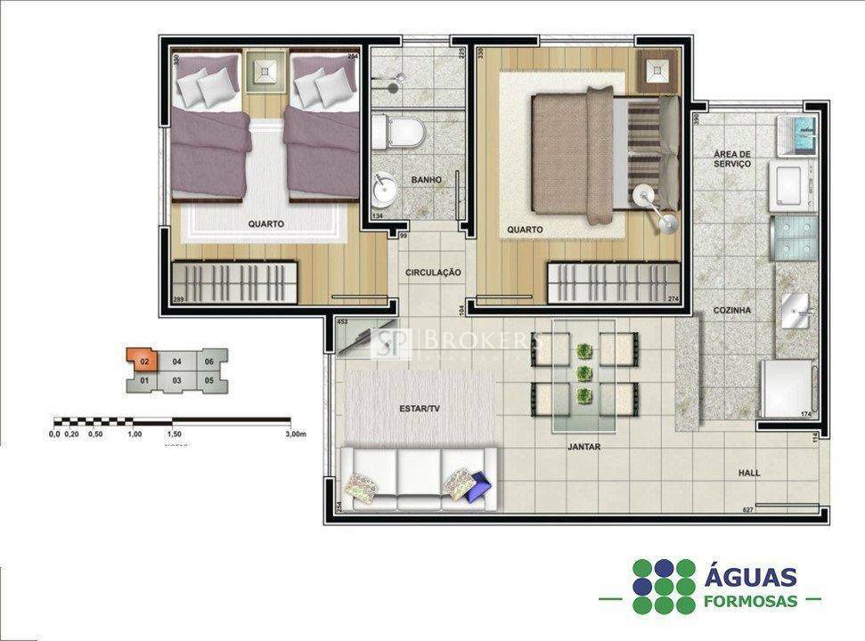 Apartamento à venda com 2 quartos, 45m² - Foto 16