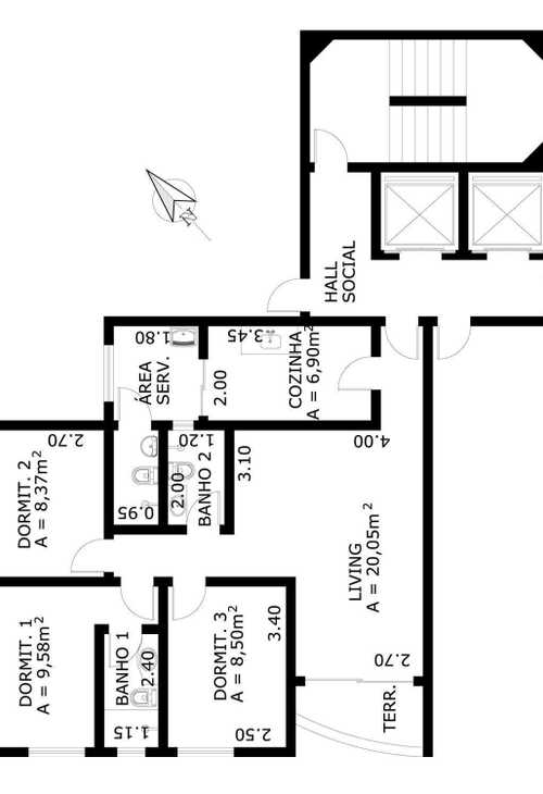 Apartamento à venda com 3 quartos, 84m² - Foto 8