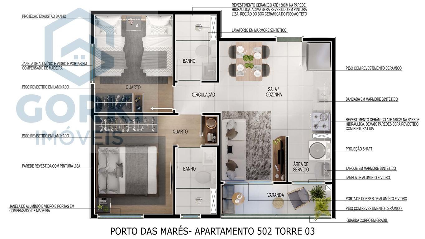 Apartamento à venda com 2 quartos, 39m² - Foto 23