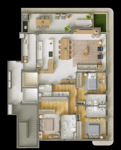 Apartamento à venda com 3 quartos, 136m² - Foto 36