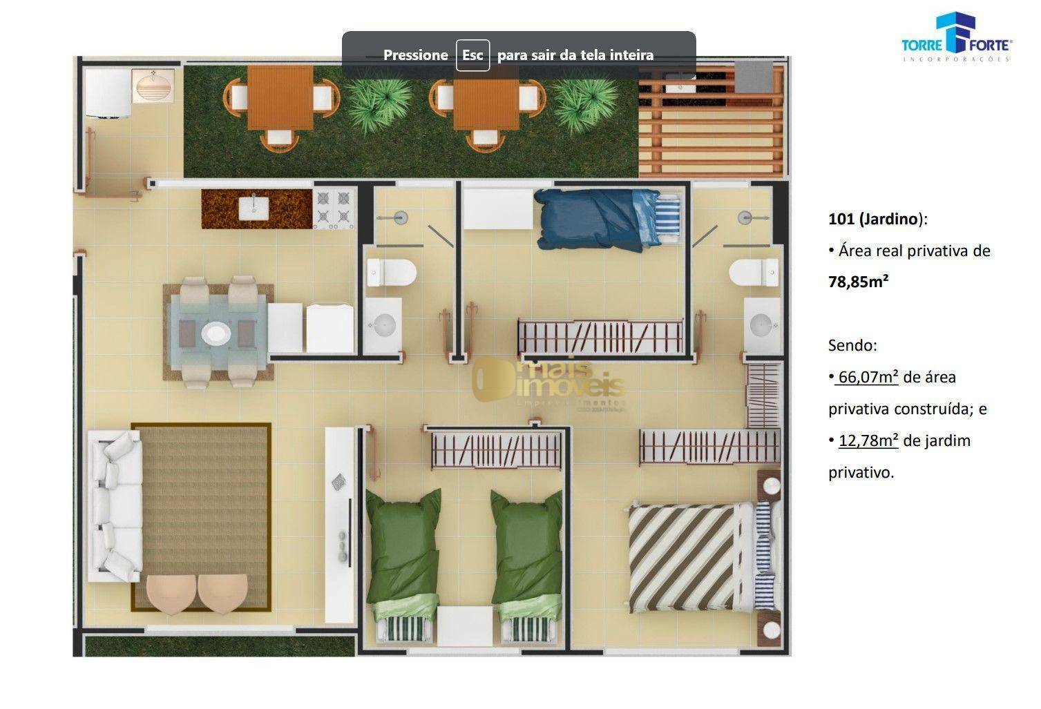 Apartamento à venda com 3 quartos, 66m² - Foto 19