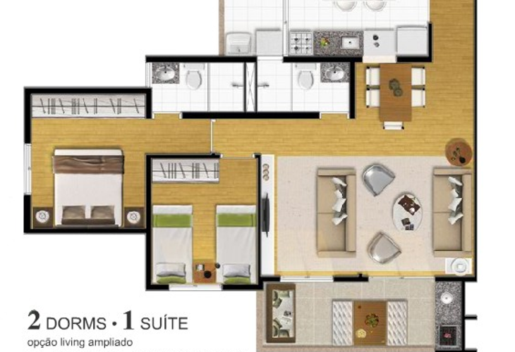 Apartamento à venda com 2 quartos, 70m² - Foto 7